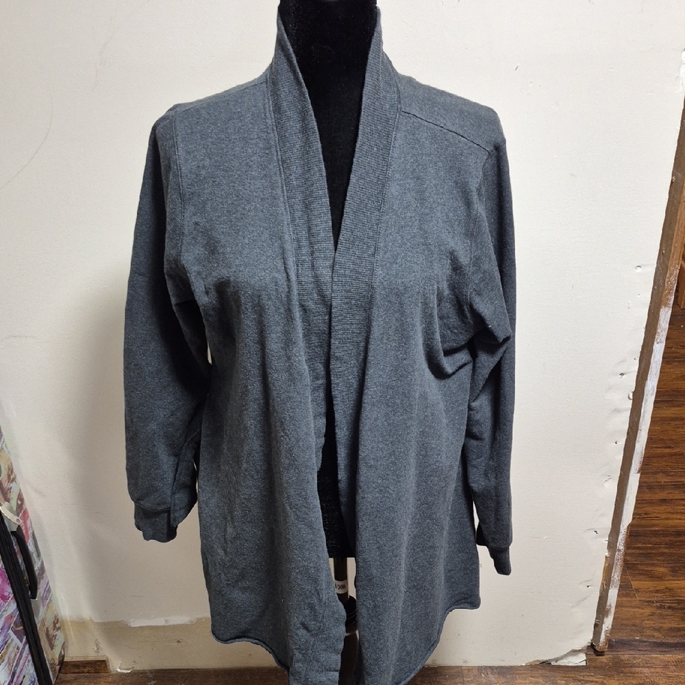 NATURALLY ORGANIC WORLD. YOGA WRAP STYLE SWEATER